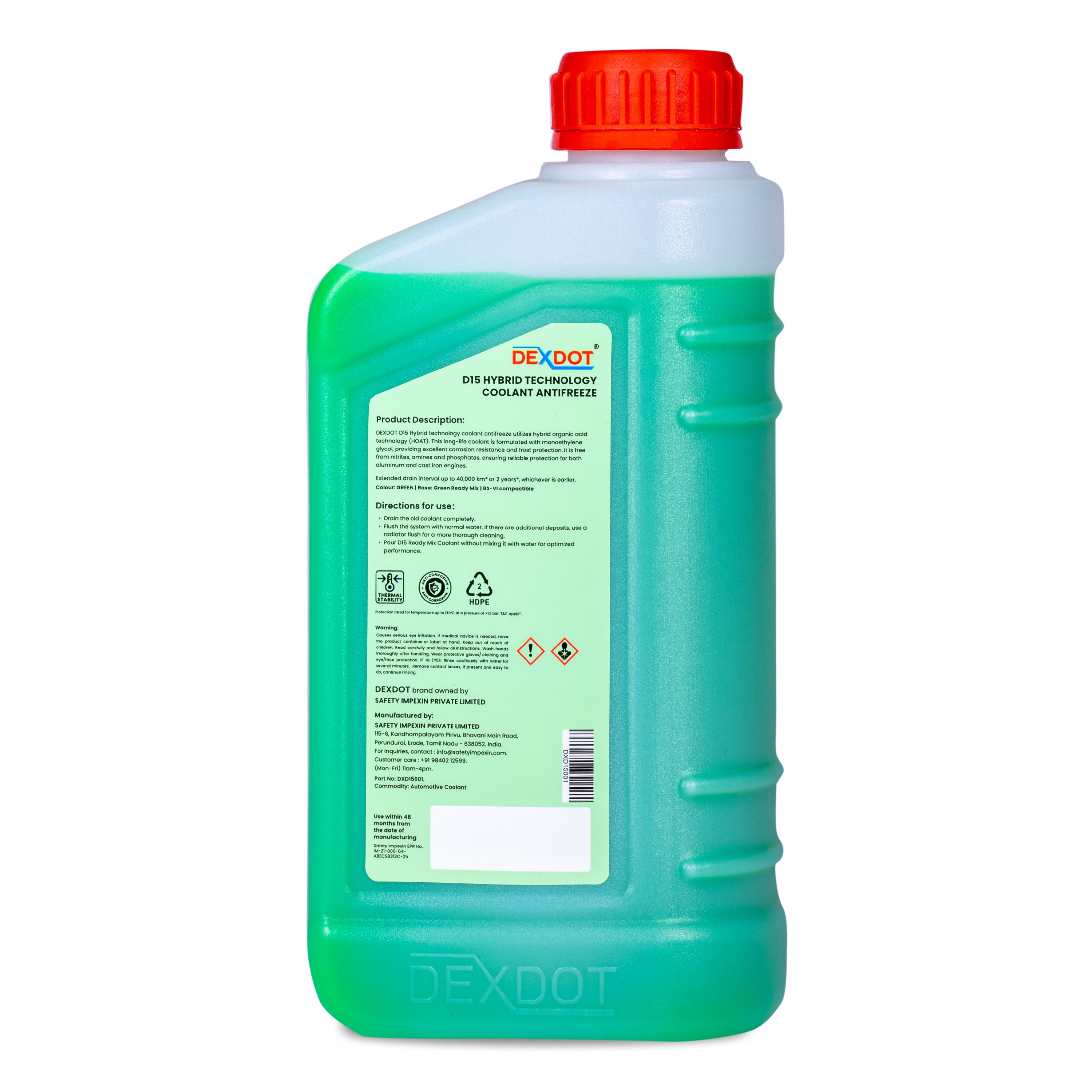 D15 Hybrid Technology Coolant Antifreeze