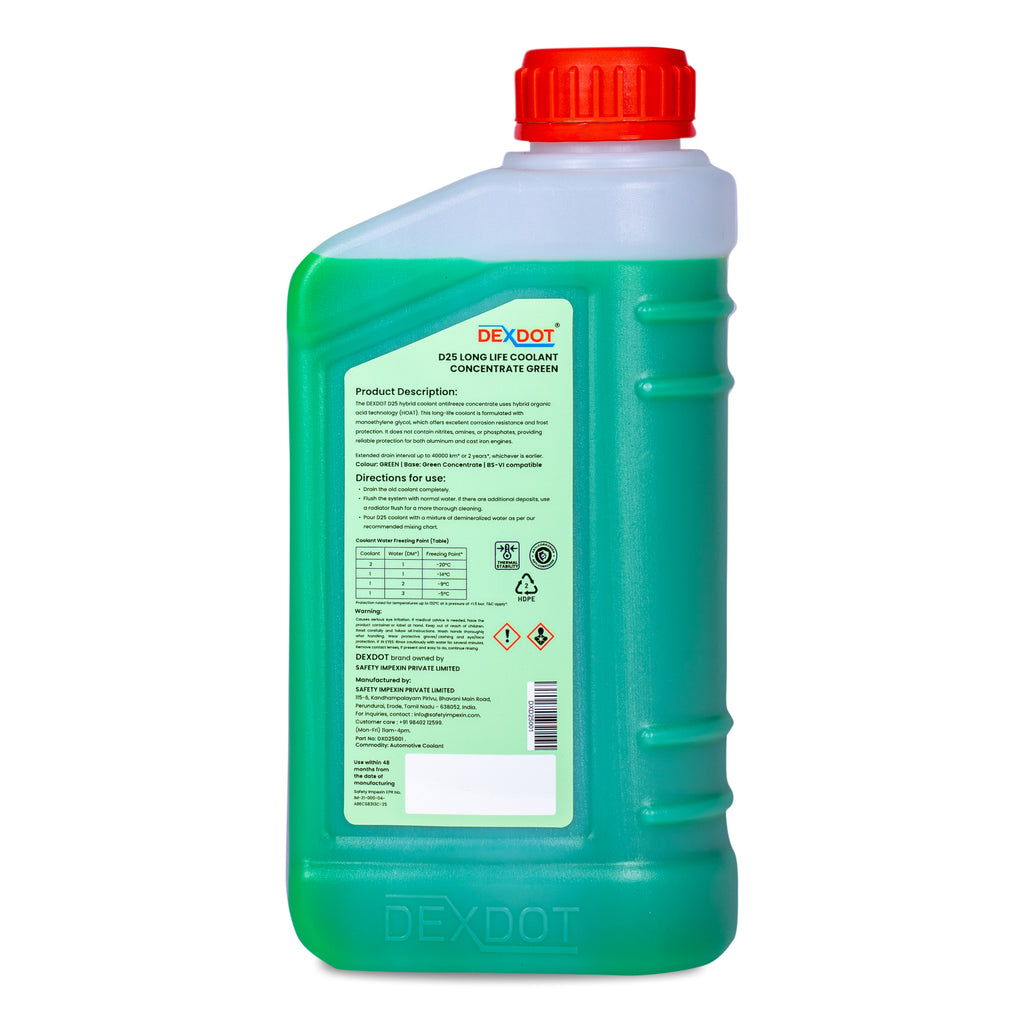 D25 Long Life Coolant Concentrate Green