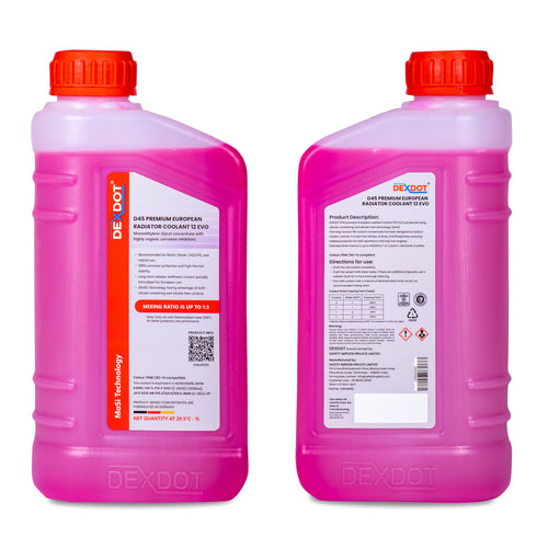 D45 Premium European Radiator Coolant G12 Evo